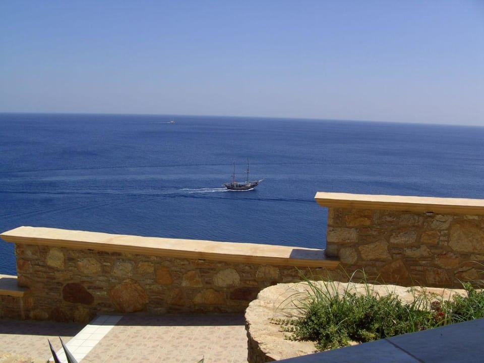 Blick aus dem Speisebereich Hotel Kalithea Horizon Royal