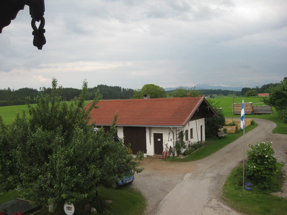 Blick vom Balkon Lohner Hof