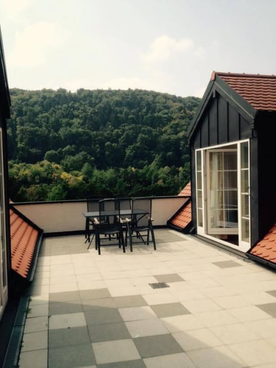 Taras widokowy pokoju "15" Gasthof Felsenwastlwirt