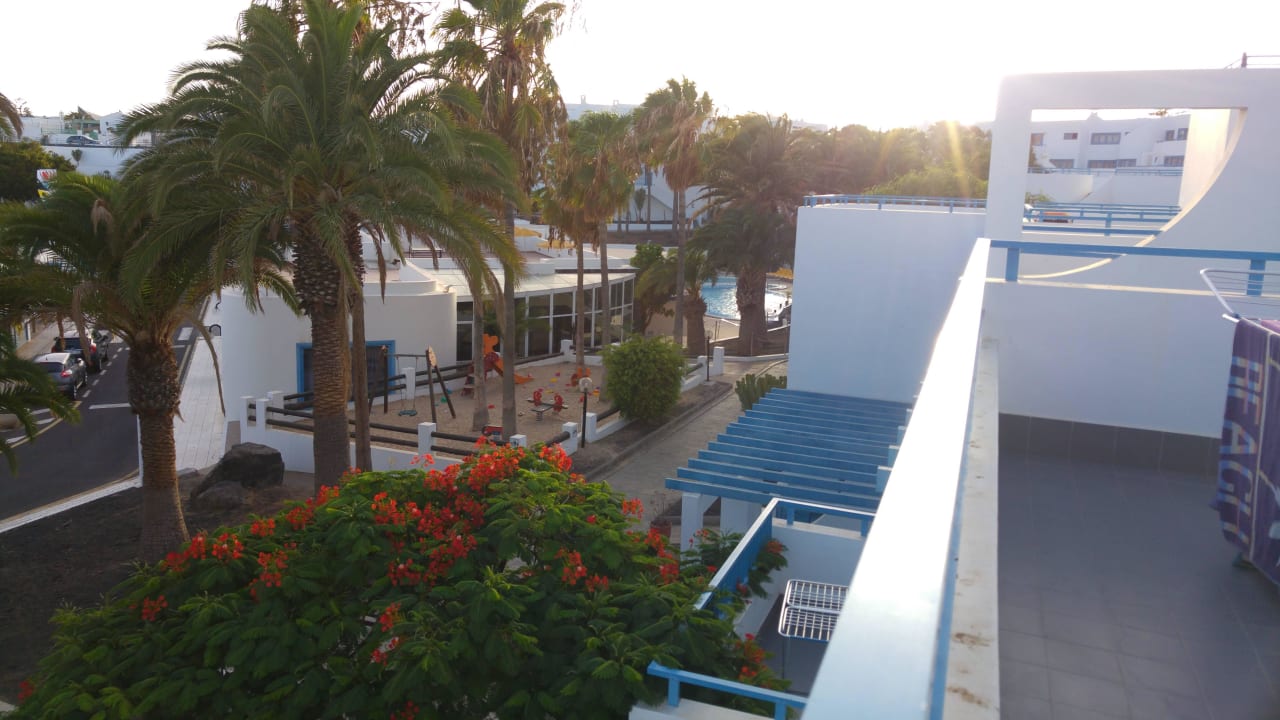 Blick auf die Hotelanlage Aparthotel Costa Mar