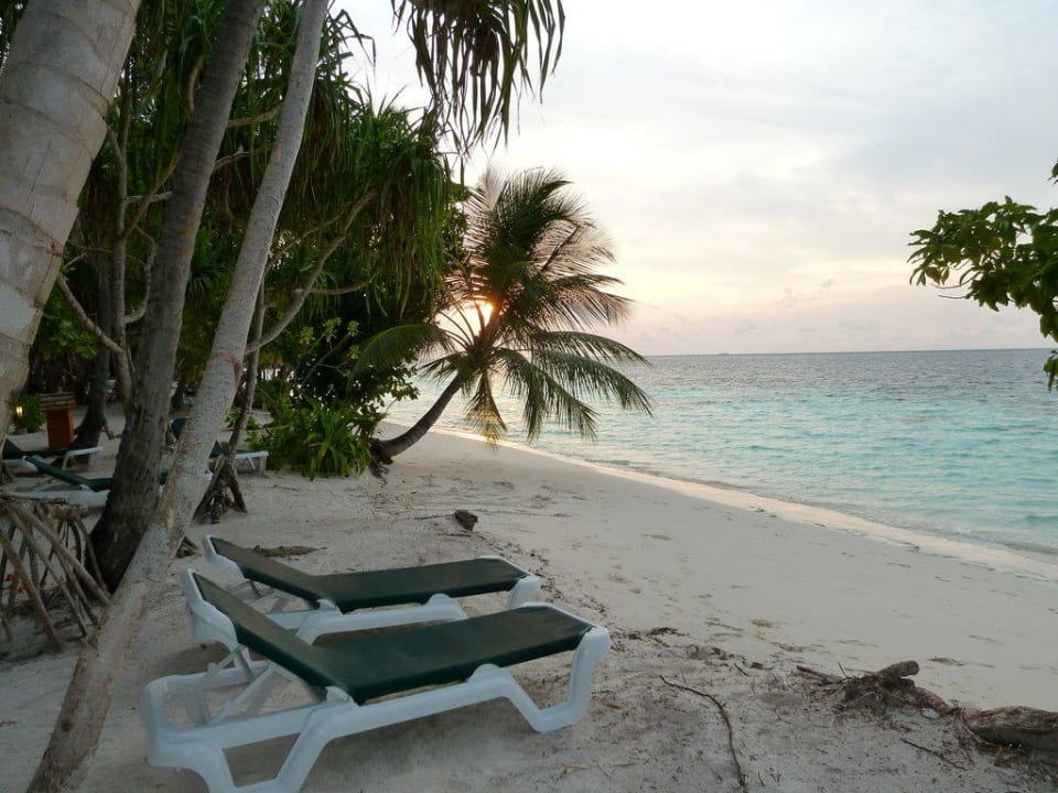 Abendstimmung am Strand Vilamendhoo Island Resort & Spa