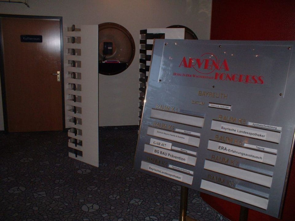 Tagungsübersicht Hotel Arvena Kongress