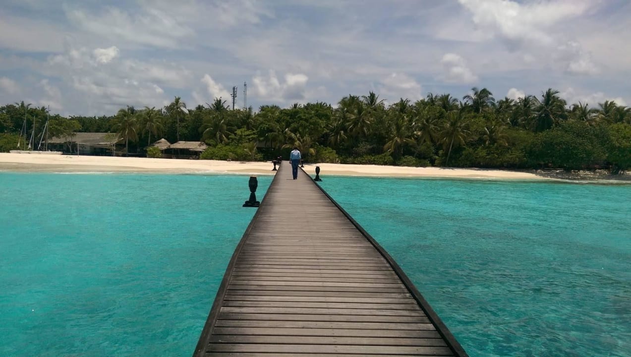 Ankunfsjetty NH Collection Maldives Reethi Resort