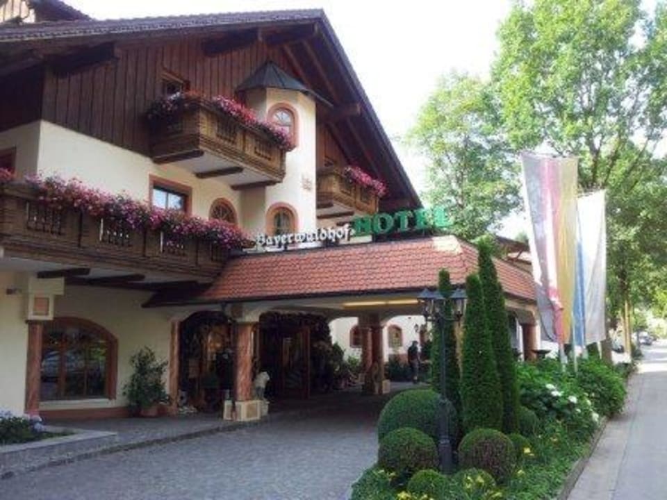 Eingang Hotel Bayerwaldhof