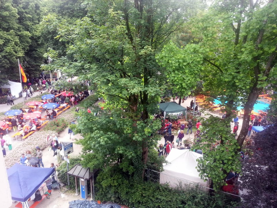 Ausblick vom Zimmer DEVA Parkhotel Traunstein