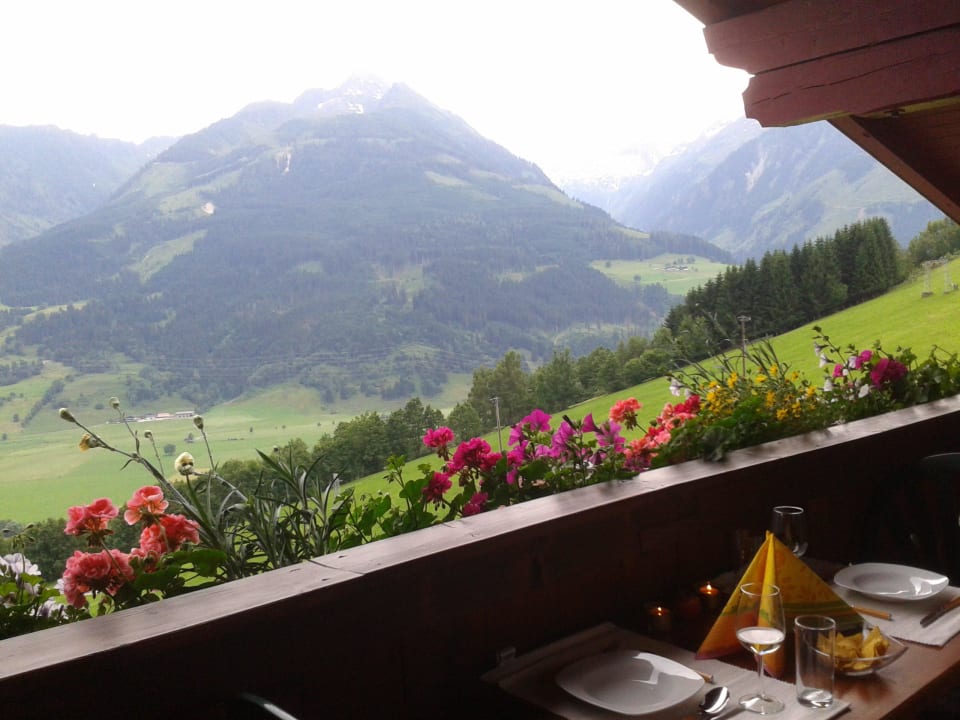 Ausblick auf die Hohe Arche Haus Salzachblick