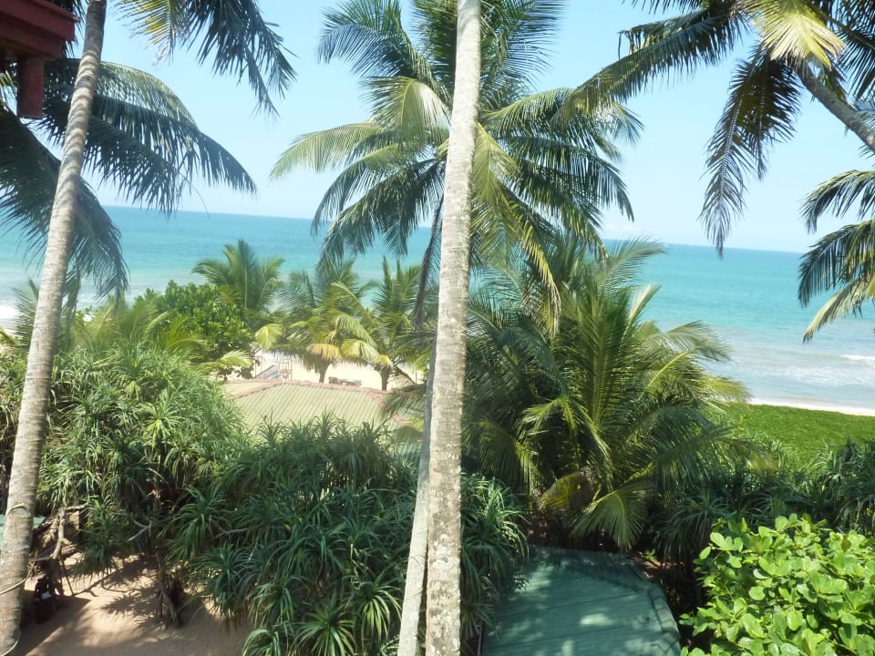 Blick von der 2.Etage Warahena Beach Hotel Hotel Bentota Village