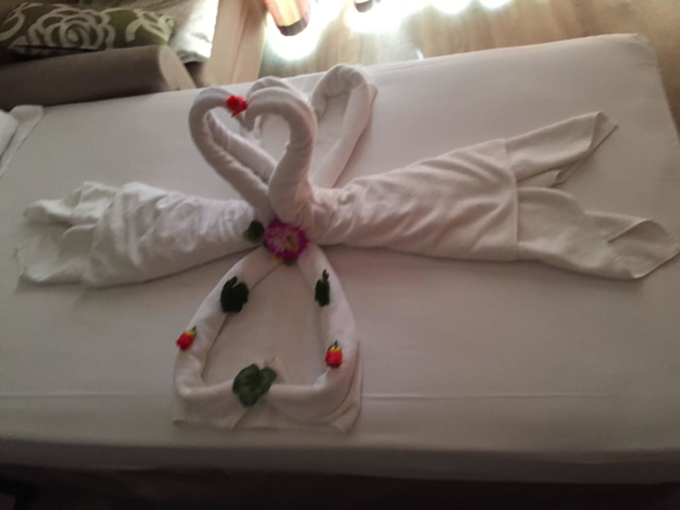 Schöne Dekos von den Zimmermädchen Side Alegria Hotel & Spa - Adults only +16