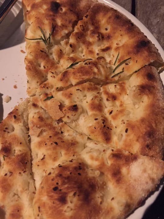 Traumhaft dieses Brot beim Italiener (Focaccia) The Westin Resort Nusa Dua, Bali