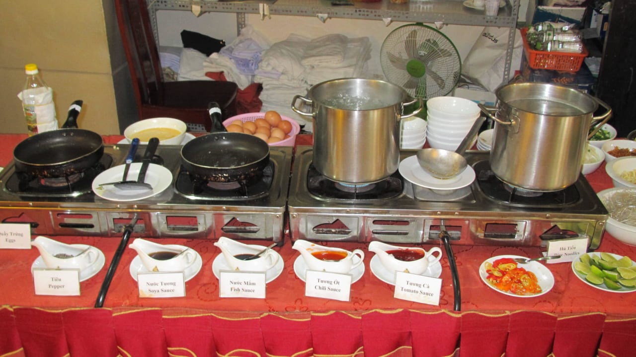 Frühstücksbuffet Kim Tho Hotel