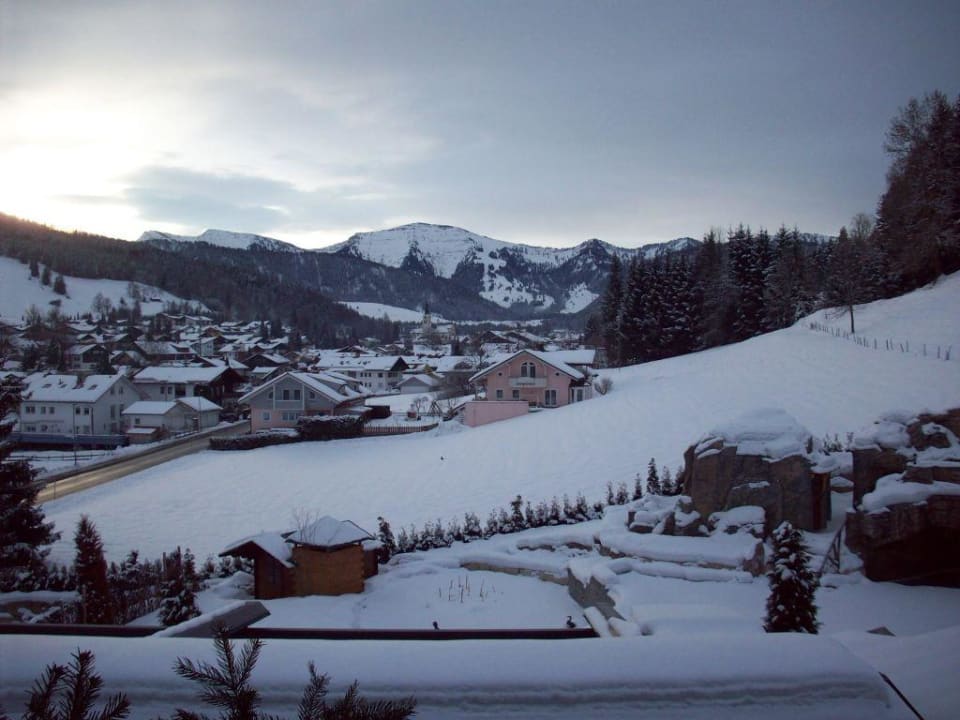 Ausblick vom Balkon Hotel Hubertushof