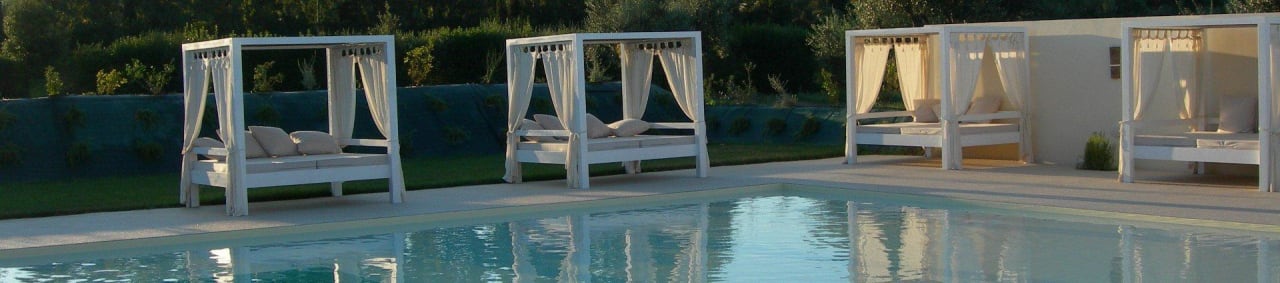 Gazebos Relais Bianco Relais Le Fornacelle