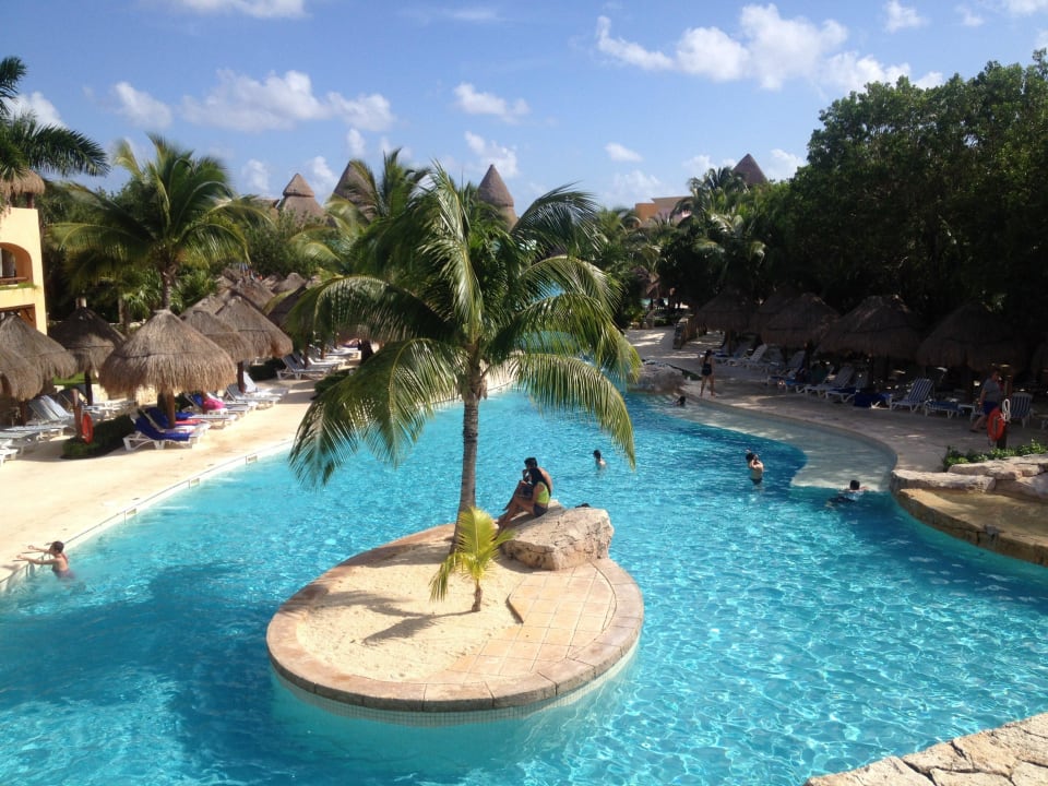 Blick von der Eisdiele Iberostar Selection Paraiso Maya Suites