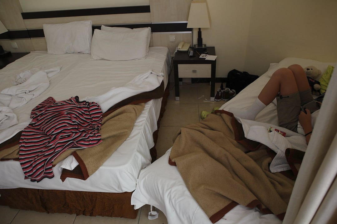 Kein Platz und nur Klappsofa für das Kind. Hotel Orfeus Park