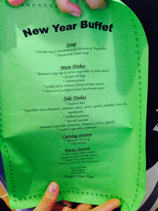 Das Silvester-Buffet - großartig Jaz Dar EL Madina