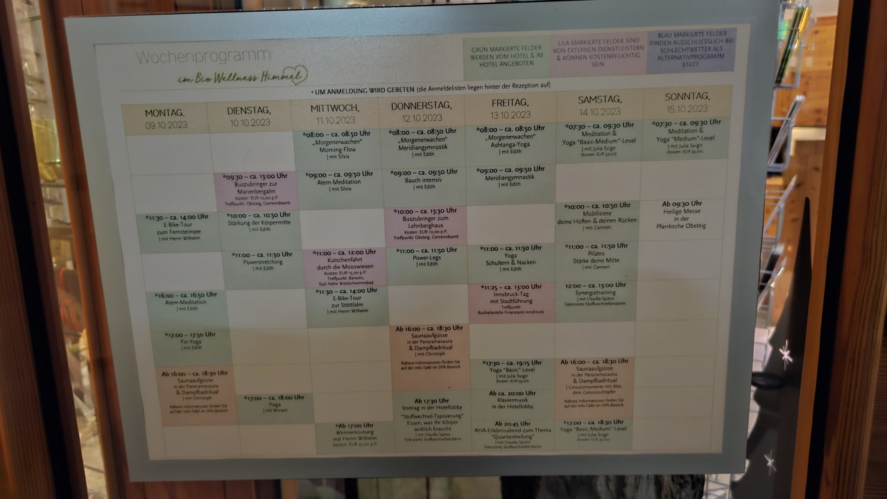 Sport & Freizeit Bio-Wellnesshotel Holzleiten