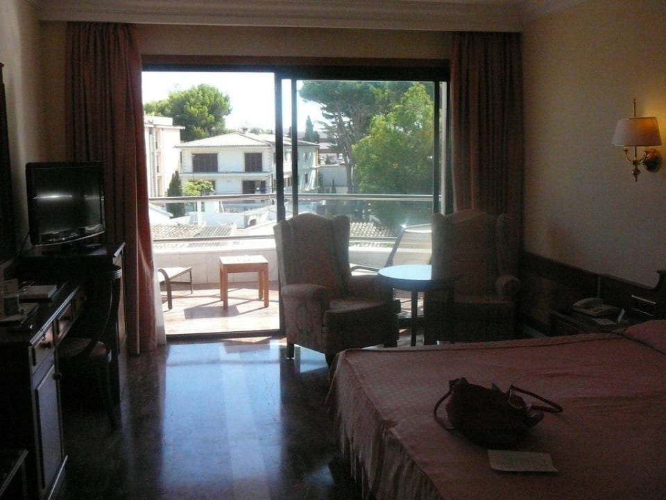 Blick zum Balkon Hotel Serrano Palace