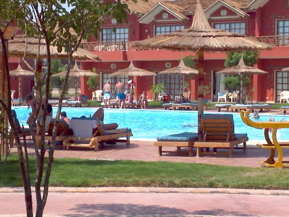 Blick von der Terrasse  Pickalbatros Jungle Aqua Park Resort - Neverland Hurghada