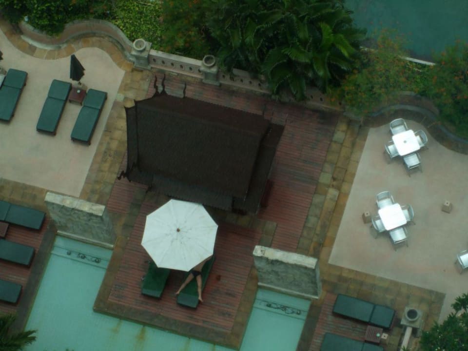 Ausblick auf Pool/Terrasse Hotel Century Park