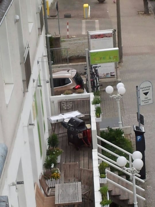 Aus der 2. Etage Richtung Kurhaus Rujana Ferienwohnungen - Altes Postamt