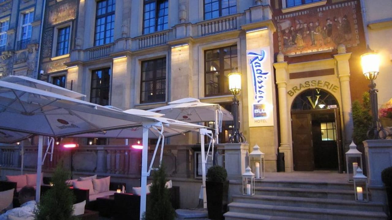 Terrace bar Hotel Radisson Blu Gdańsk