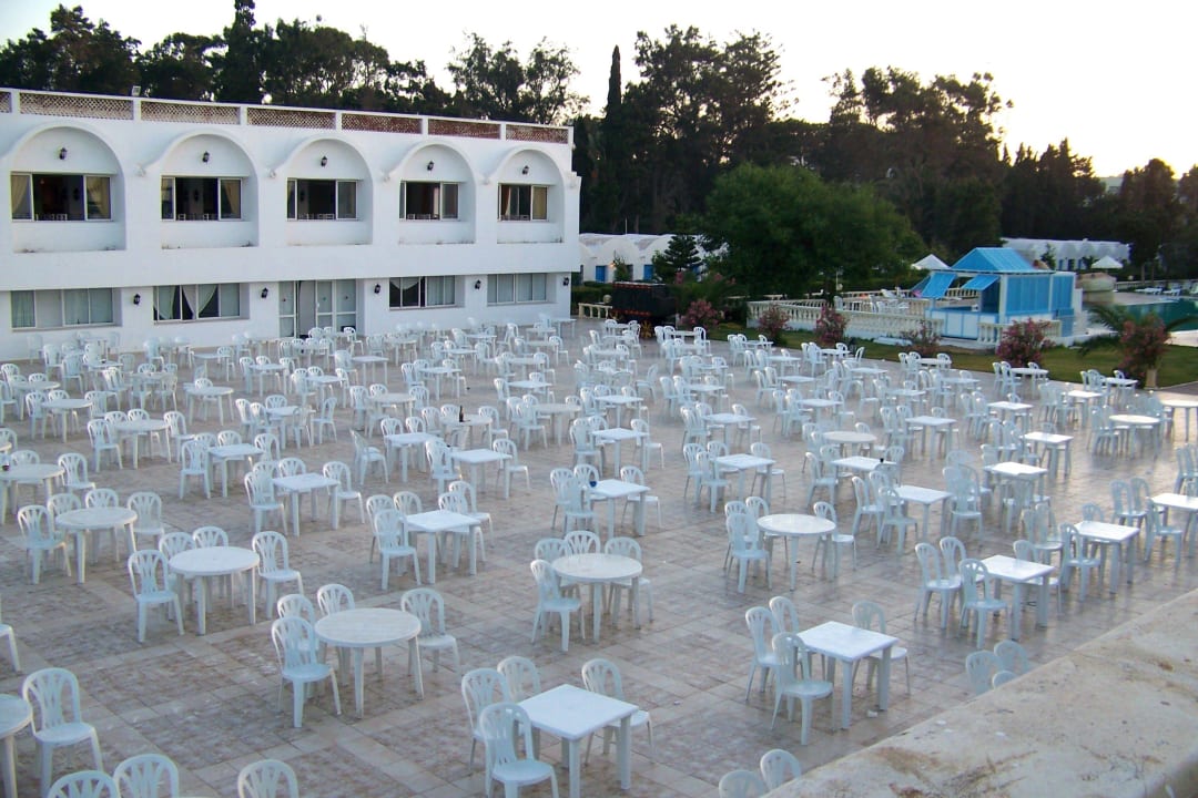 Die Terrasse am frühen Morgen The Club Hammamet