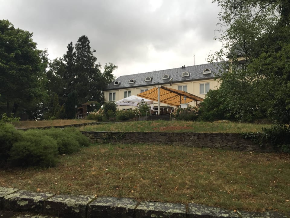 Terrasse vom Hotel Berghotel auf der Loreley