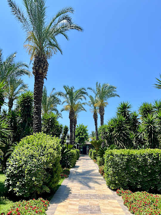 Gartenanlage Sunis Kumköy Beach Resort Hotel & Spa