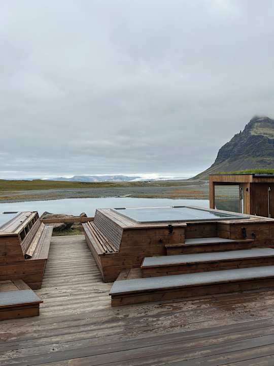 Ausblick Hótel Jökulsárlón - Glacier Lagoon Hotel