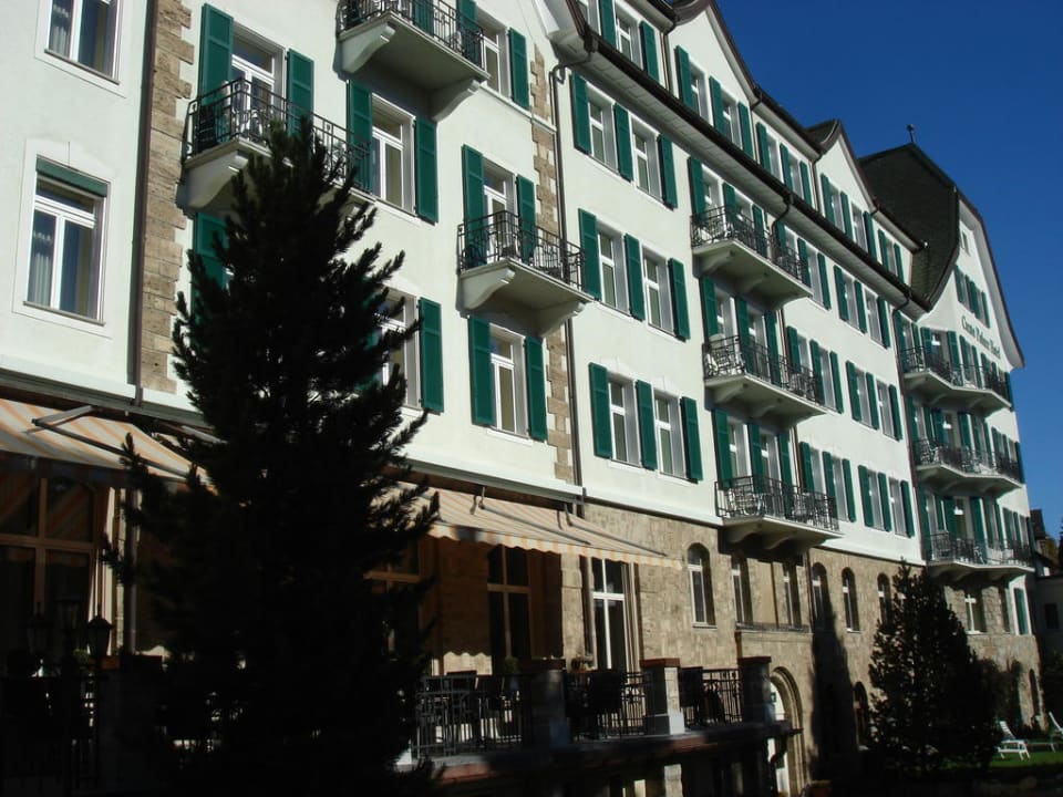Das Hotel von aussen Hotel Cresta Palace