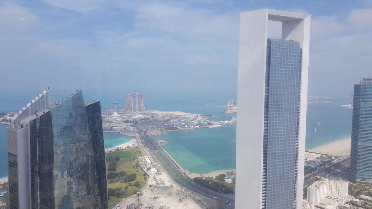 Zimmerausblick  Conrad Abu Dhabi Etihad Towers
