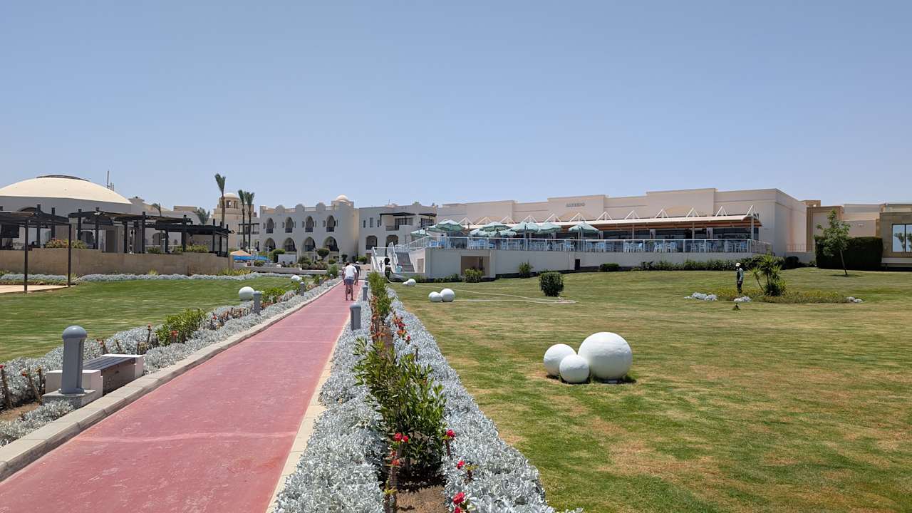 Ausblick Pickalbatros Palace Hotel-Port Ghalib