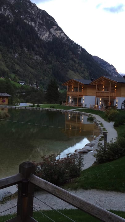 Ausblick aus dem Chalets Feuerstein Nature Family Resort