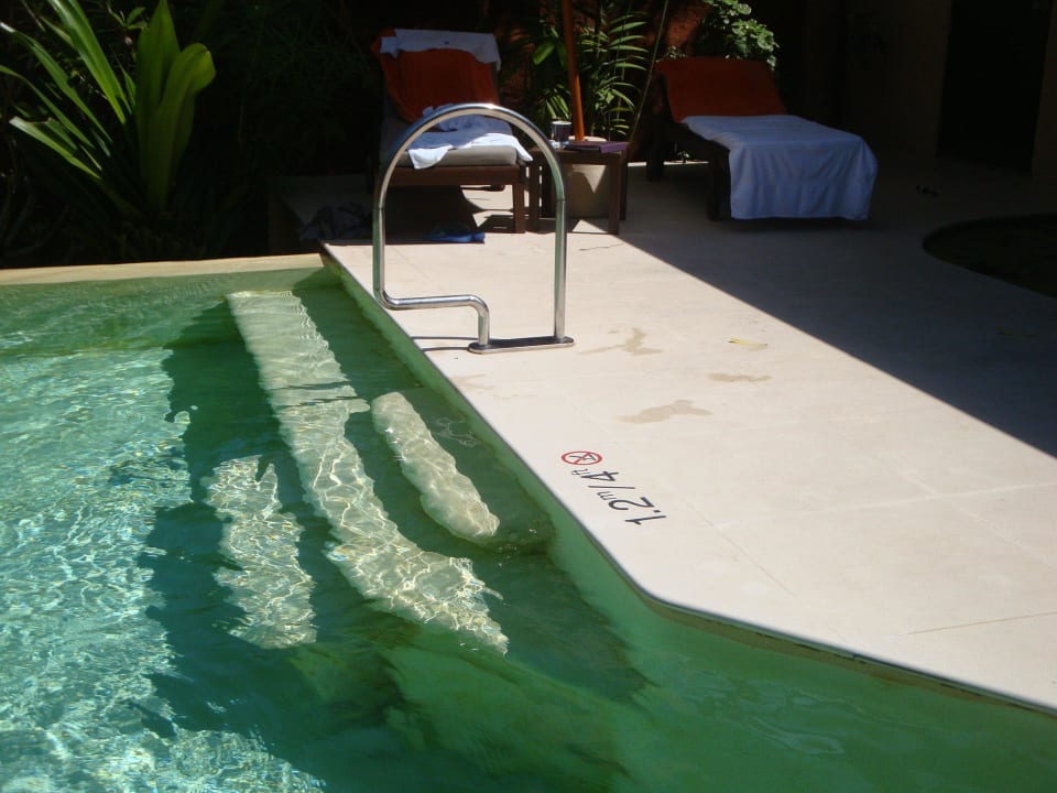 Sichere Treppe in den privaten Pool Sheraton Hua Hin Pranburi Villas