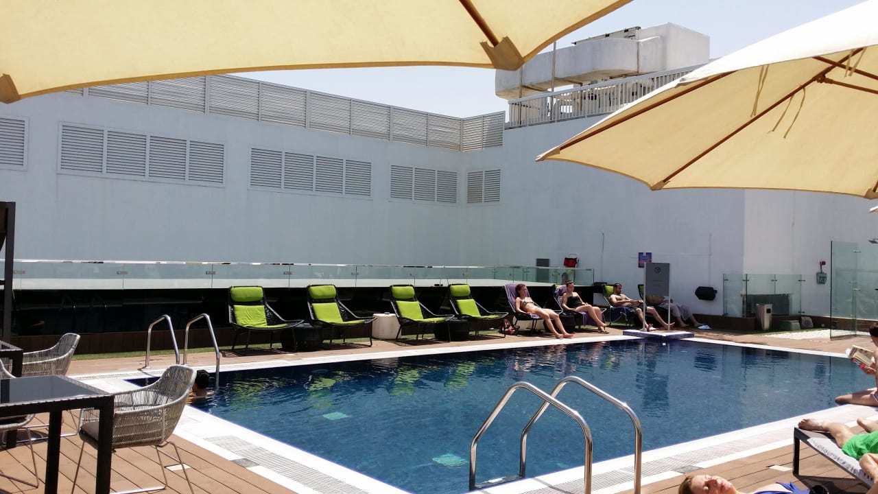 Rooftop Pool The Canvas Hotel Dubai MGallery By Sofitel
