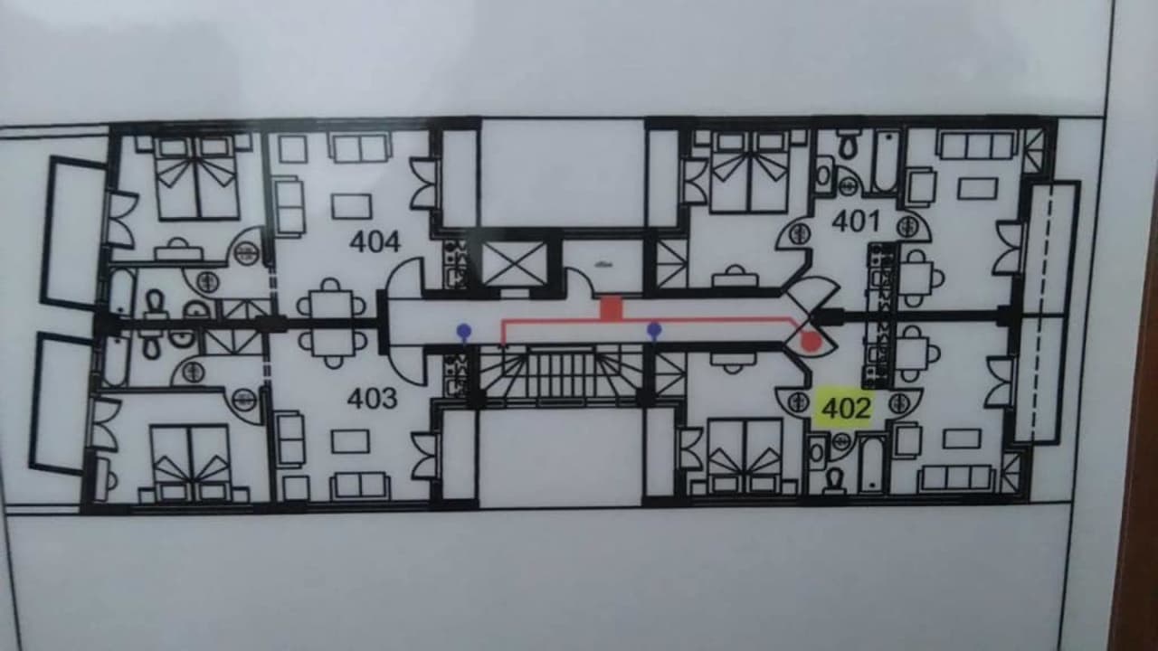 Rozplanowanie Dimare Apartments