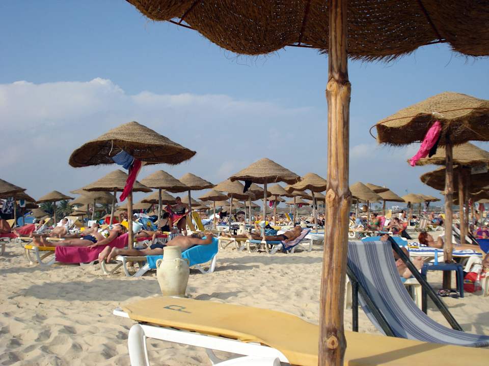 Nachmittag am Strand Hotel Paradis Palace
