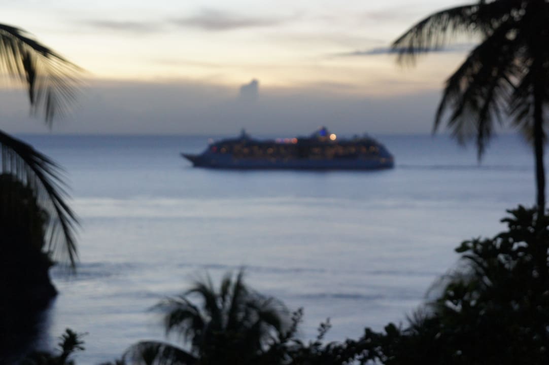 Sonnenuntergang im Zimmer Hotel Anse Chastanet