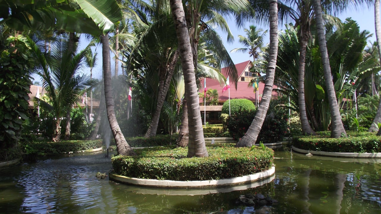 Vor der Lobby Grand Palladium Select Bávaro Resort & Spa