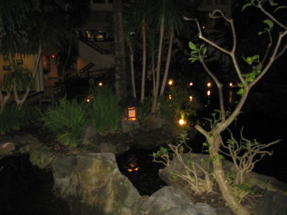 Vista notturna Hotel Vila Ombak