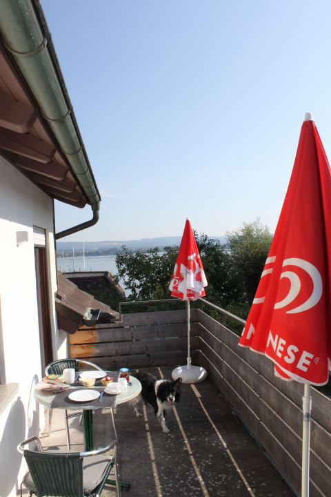 Balkon Gästehaus Perlmuschel