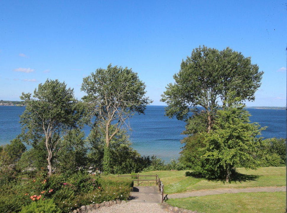 Blick auf die Eckernförder Bucht Hotel Alte Fischereischule