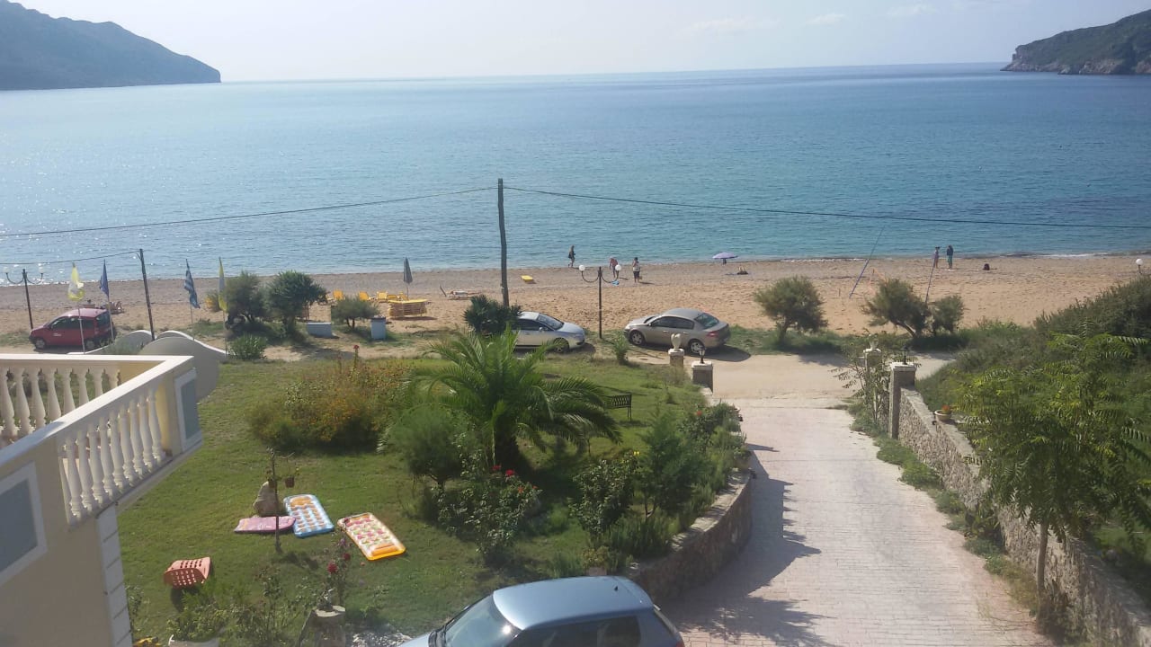 Blick vom Zimmer Ferienwohnungen San George Cove