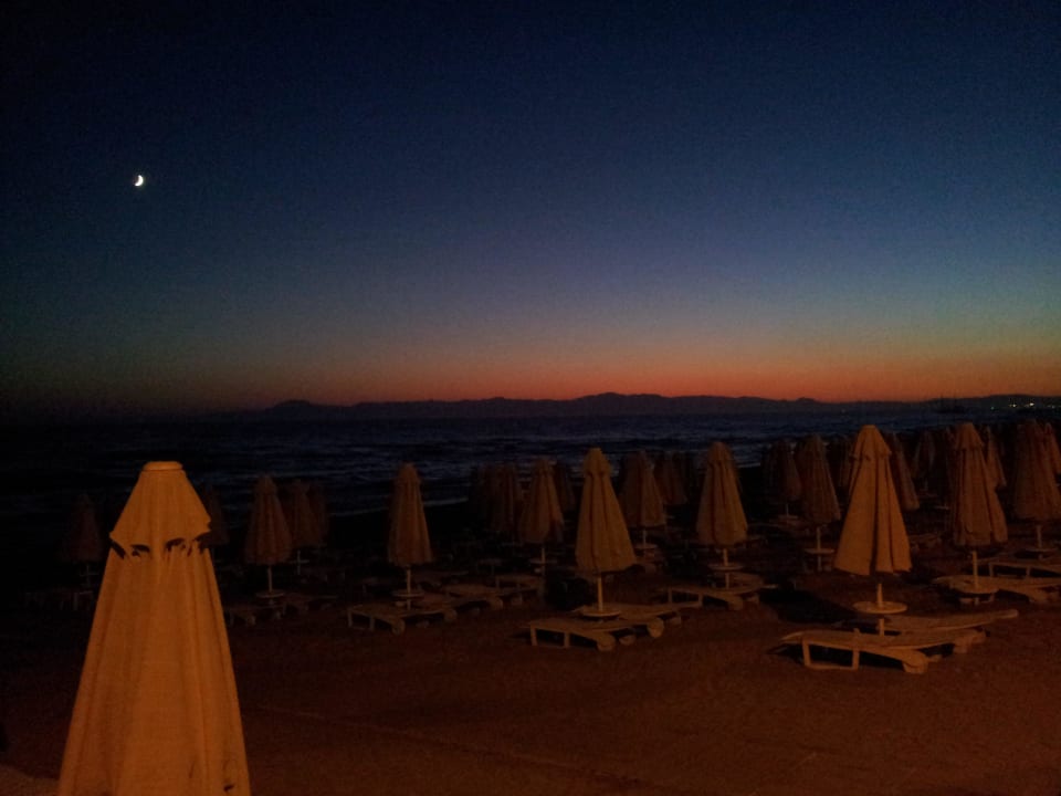 Sunset on Melas beach Melas Holiday Village