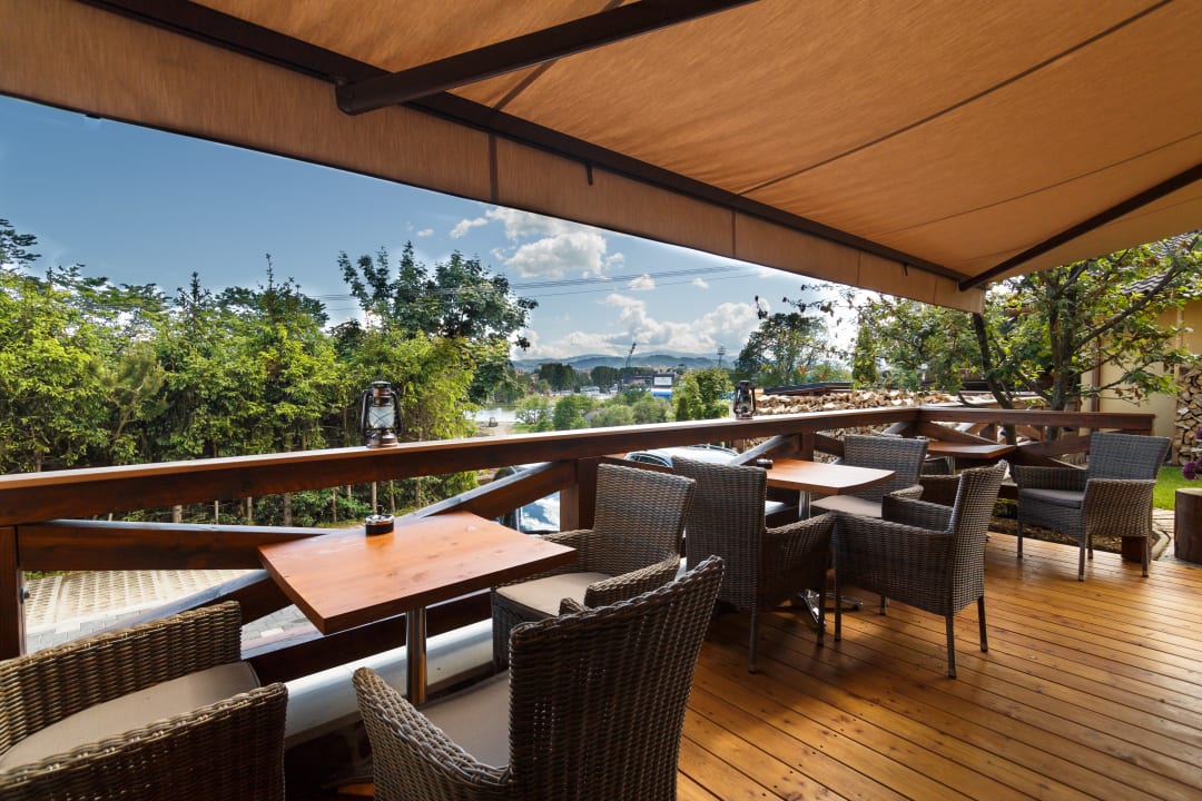 Gartenanlage Pension Darinka