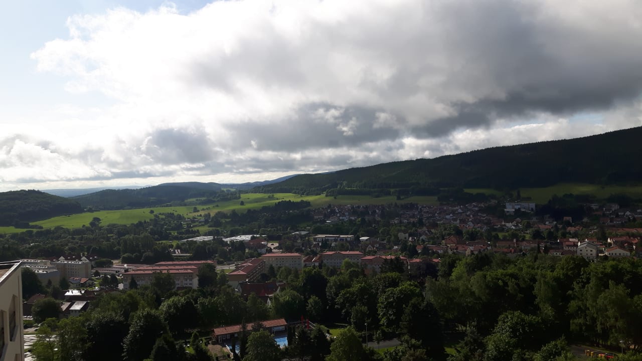 Ausblick AHORN Berghotel Friedrichroda