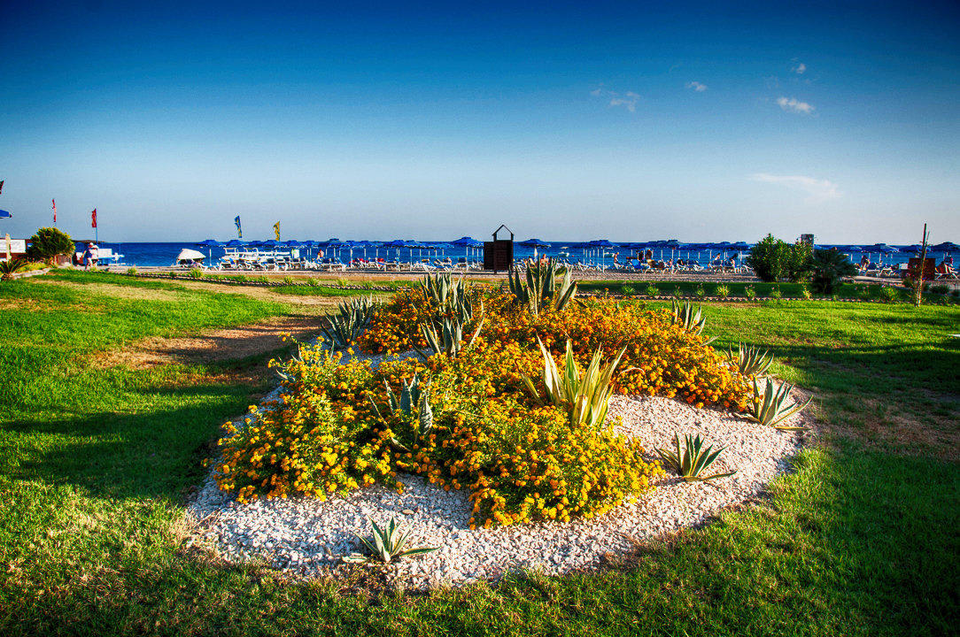 Blick zum Strand Lindos Princess Beach Resort & Spa