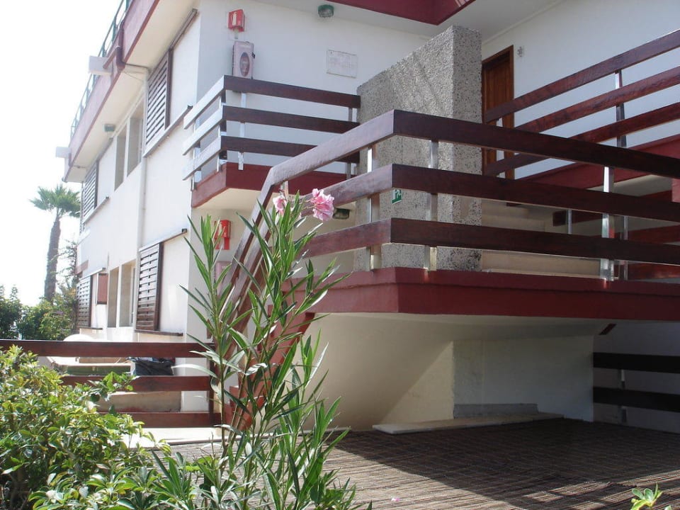 Der Aufgang zu den Appartements Hotel San Nicolas