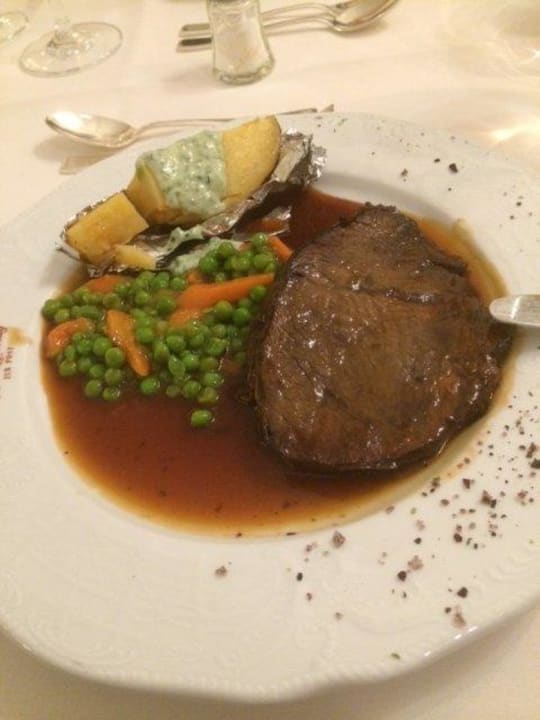 Der Hauptgang beim 4-Gang-Menu Hotel Nicolay 1881