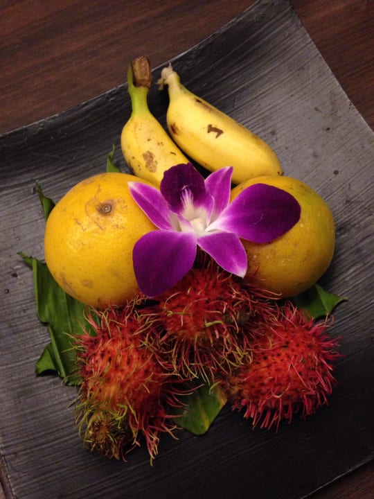 Zur Begrüssung auf dem Zimmer Cape Panwa Hotel